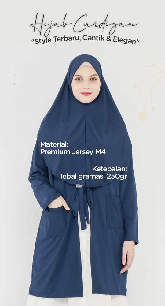 hijab cardigan style terbaru cantik dan elegan 2 c