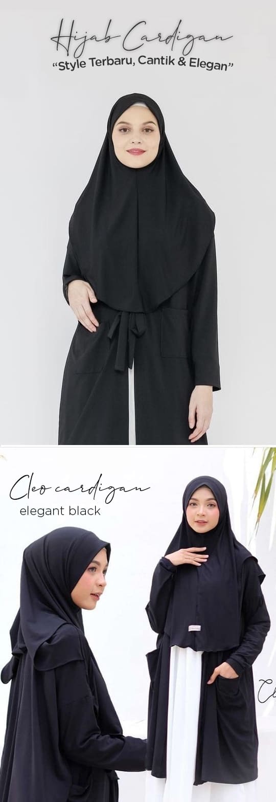 hijab cardigan style terbaru cantik dan elegan 3 c
