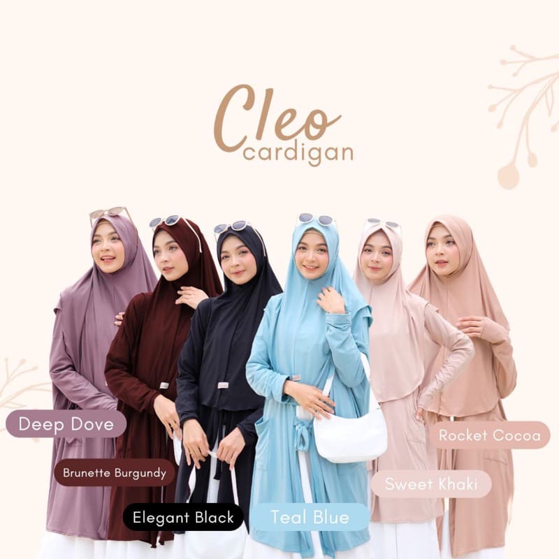 hijab cardigan style terbaru cantik dan elegan c