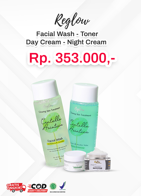 Facial Wash - Toner - Day Cream - Night Cream 540x753